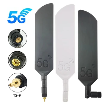 100% оригинален 5G 4G LTE SMA външна антена за модем рутер 40dBi сгъваем сигнал бустер широк диапазон 600 ~ 6000Mhz 1Piece