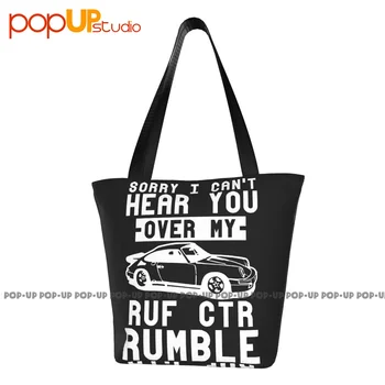 1987 Ruf Ctr Не мога да те чуя над колата ми Rumble износени поглед чанти ретро пазарска чанта за носене чанта