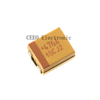 200PCS B-тип 10V47UF 476A Оригинален 3528 чип танталов кондензатор TAJB476K010RNJ