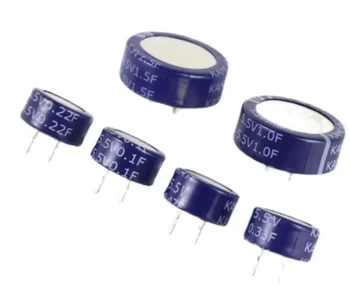 2PCS Супер кондензатор 5.5V 0.1F 0.22F 0.33F 0.47F / 5.5V 1F 5.5V 1.5F C стил Farad кондензатор, суперкондензатор