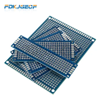  5pcs / партида PCB Blue двустранен прототип PCB универсална печатна платка 5x7 4x6 3x7 2x8 7x9