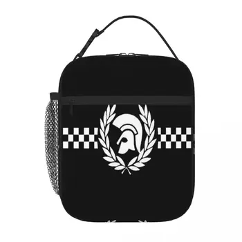 Casque Trojan Lauriers Rocksteady Ska Studio Обяд Tote Lunchbag Термо чанти Детска чанта за обяд