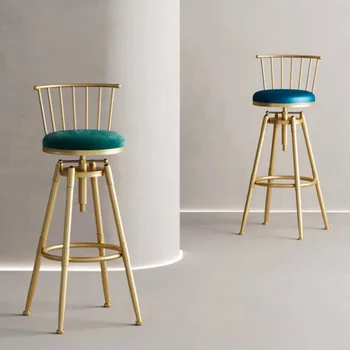 Island модерен салон Луксозни високи бар столове дизайн минималистичен маникюр бар столове ергономични Eetstoelen салон мебели YX50BC