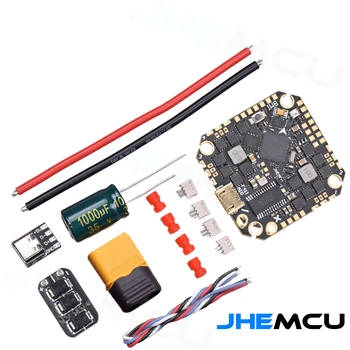 JHEMCU GHF411AIO-ICM 40A F411 полетен контролер Speedfight BLHELIS 4in1 ESC 2-6S 25.5X25.5mm за FPV клечка за зъби Ducted Drones Toy
