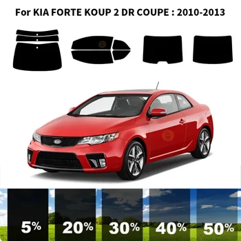 Precut nanoceramics car UV Window Tint Kit Automotive Window Film For KIA FORTE KOUP 2 DR COUPE 2010-2013