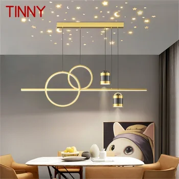 TINNY Nordic висулка лампа творчески LED реколта тела декоративни за дома живеещи трапезария злато полилеи
