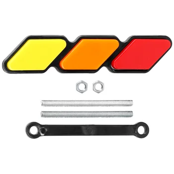 Tri-Color предна решетка емблема емблема за Toyota Tacoma 4Runner Highlander RAV4