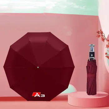 Автомобил Автоматичен сгъваем ветроупорен чадър чадър с едно кликване отварящ се чадър за аксесоари за автомобили AUDI A3