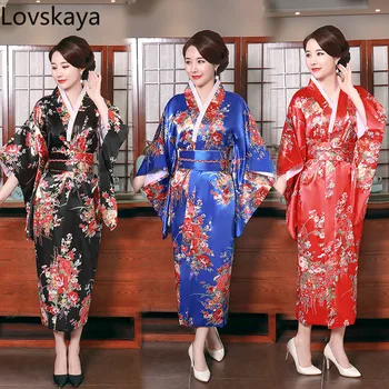 Копринена извънгабаритна пижама халати кимона популярни пижами за жени шаферки и домакини