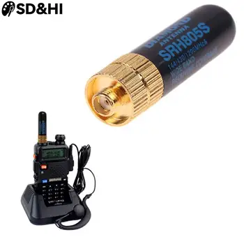Мини преносим SRH805S двулентов SMA-F женски антена 50OHM за BAOFENG UV-5R BF-888S радио SRH-805S антена 10W