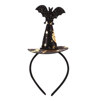 Модерен Хелоуин прилеп върха шапка лента за глава жени Хелоуин декорации дропшипинг