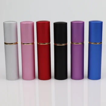 Нов 10ml преносим мини парфюм пулверизатор за многократна употреба Козметични празни стъклени бутилки Алуминиеви спрей буркани Atoizers Инструменти за пътуване Hot