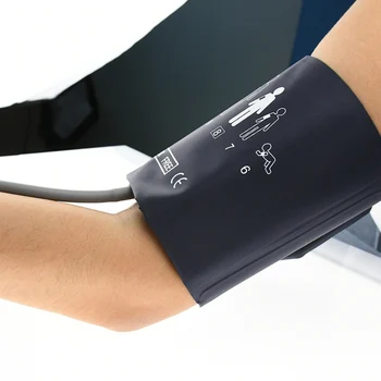 Обиколка на ръката 31-40cm маншет за кръвно налягане за многократна употреба, маншет с единична тръба NIBP без пикочен мехур (CM-1024S-04)