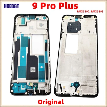 Оригинална LCD рамка за Realme 9 Pro Plus Предна рамка Шаси Среден корпус Рамка 9 Pro + Части за ремонт на смартфони