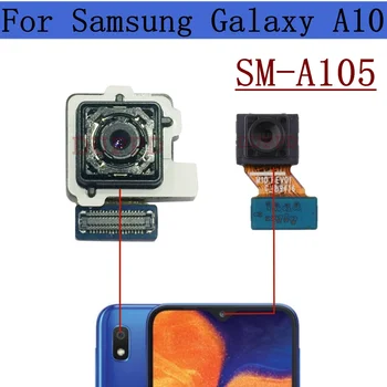 Оригинална предна задна камера за Samsung Galaxy A10 A105F A105N A105M A105G селфи фронтална широка задна основна камера модул Flex резервна