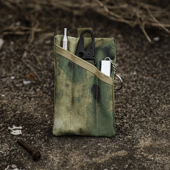 Открит спорт камуфлаж джоб Фани пакет армия фен тактически монета чанта пътуване тичане преносим EDC инструмент за съхранение чанта