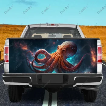 Цветен чертеж на октопод камион багажника обвивка професионален клас материал универсален годни за пълен размер камиони устойчиви на атмосферни влияния